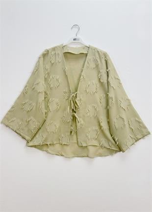 Rumy Kimono Yağ Yeşili