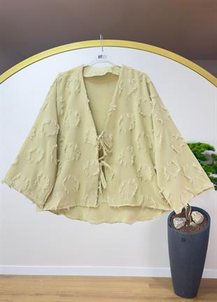 Rumy Kimono Yağ Yeşili
