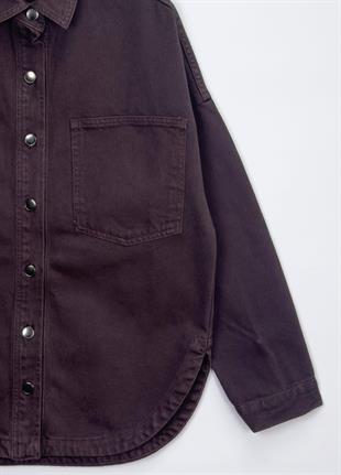 Ruva Denim Ceket Kahve 