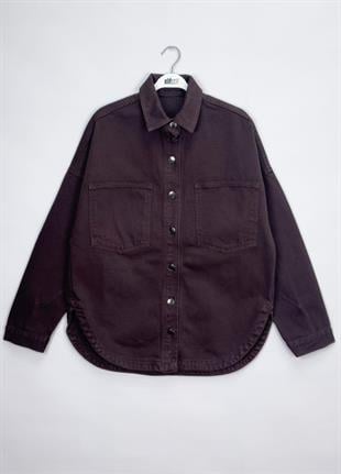 Ruva Denim Ceket Kahve 