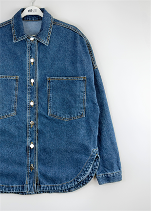 Ruva Denim Ceket Mavi
