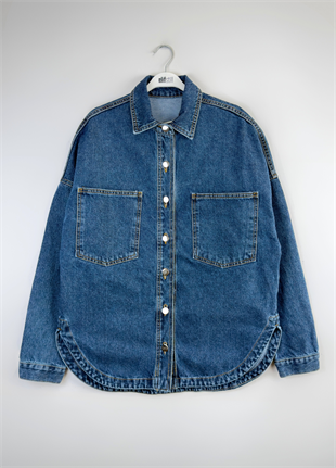 Ruva Denim Ceket Mavi