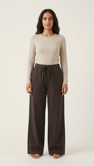 Softline Tensel Pantolon Kahve 