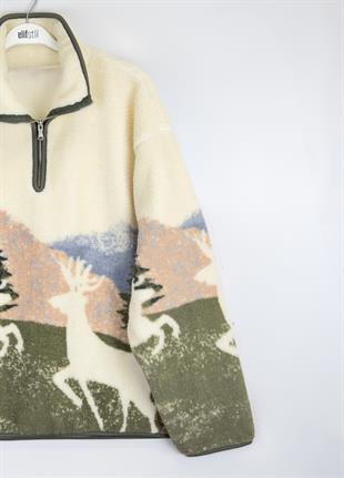 Solin Teddy Sweat Bej 