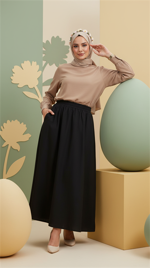 Tensel Etek Siyah