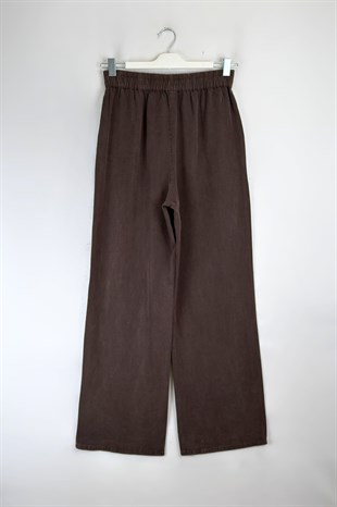 Tensel Pantolon Kahve 