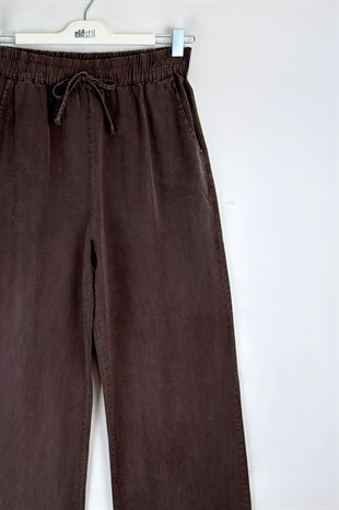 Tensel Pantolon Kahve 