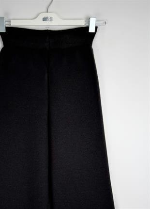 Triko Bol Paça  Pantolon Siyah