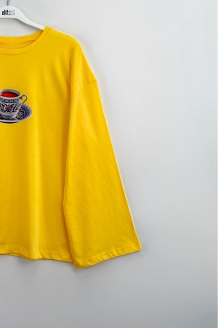 Turkish Coffee Sweatshirt Sarı