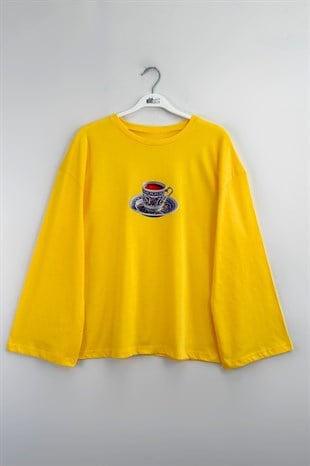 Turkish Coffee Sweatshirt Sarı