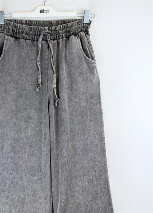 Yıkamalı Kot Pantolon Füme 