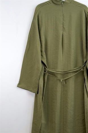 Yırtmaçlı Bluz Olive
