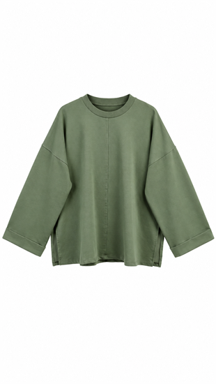 Yırtmaçlı Sweat  Çağla