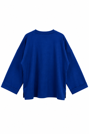 Yırtmaçlı Sweat  Saks