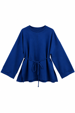Yırtmaçlı Sweat  Saks