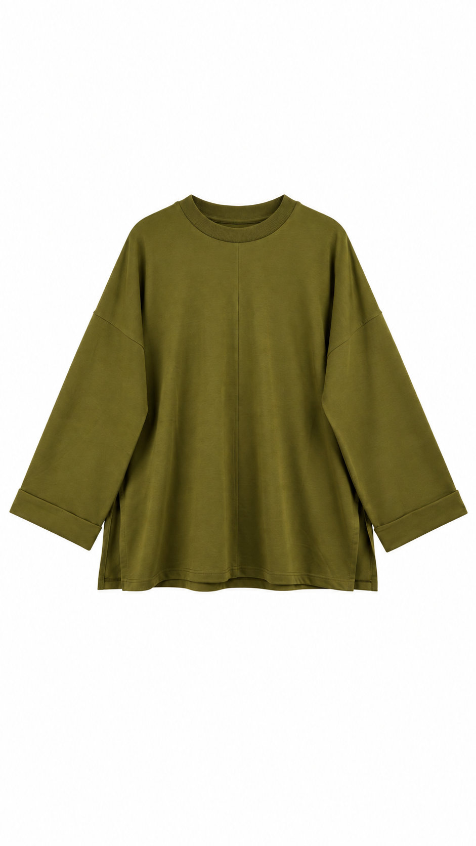  Yırtmaçlı Sweat Yağ Yeşili