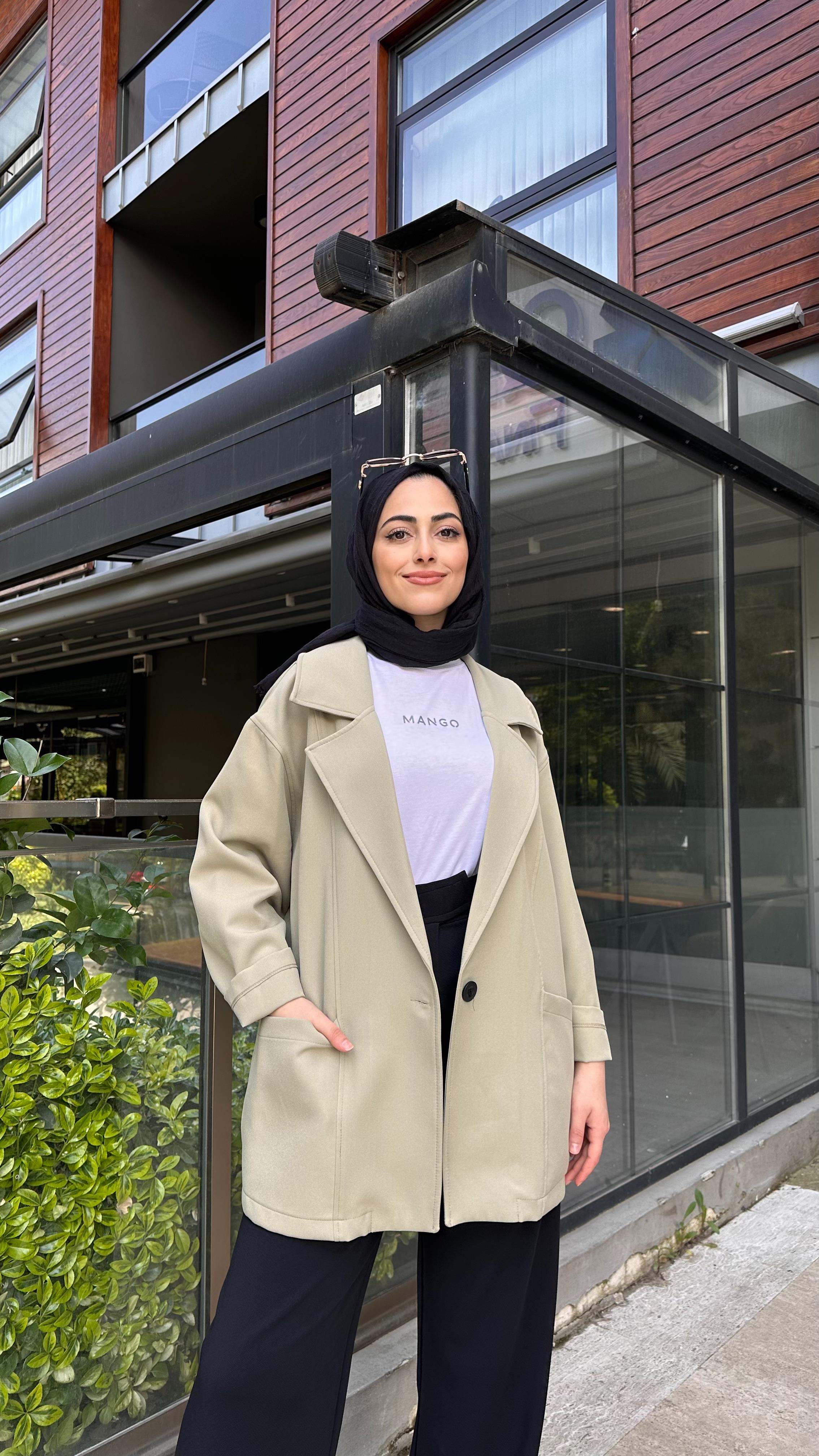 Atlas Ceket Çağla Yeşili