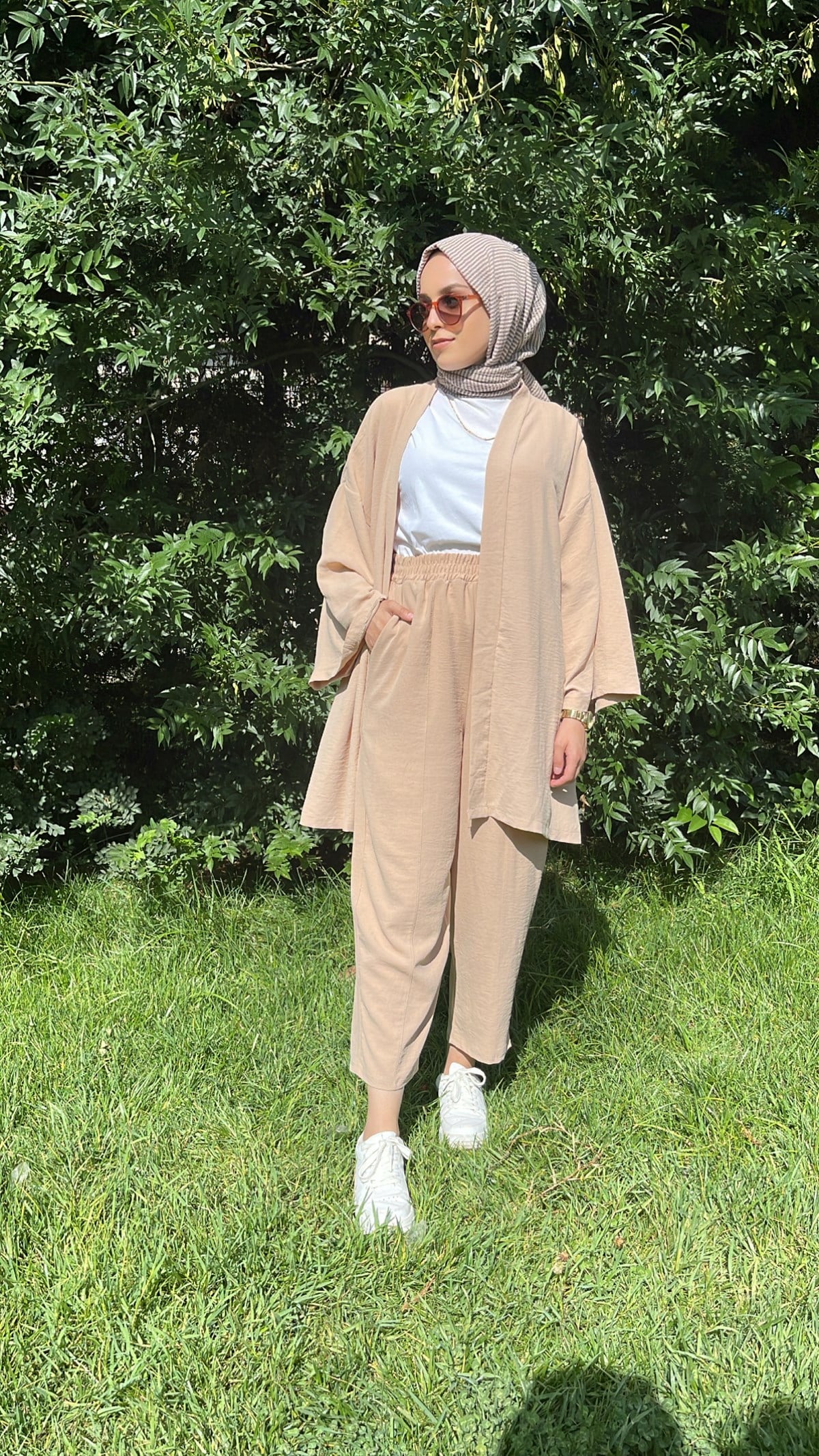 Ayrobin Takım Bej