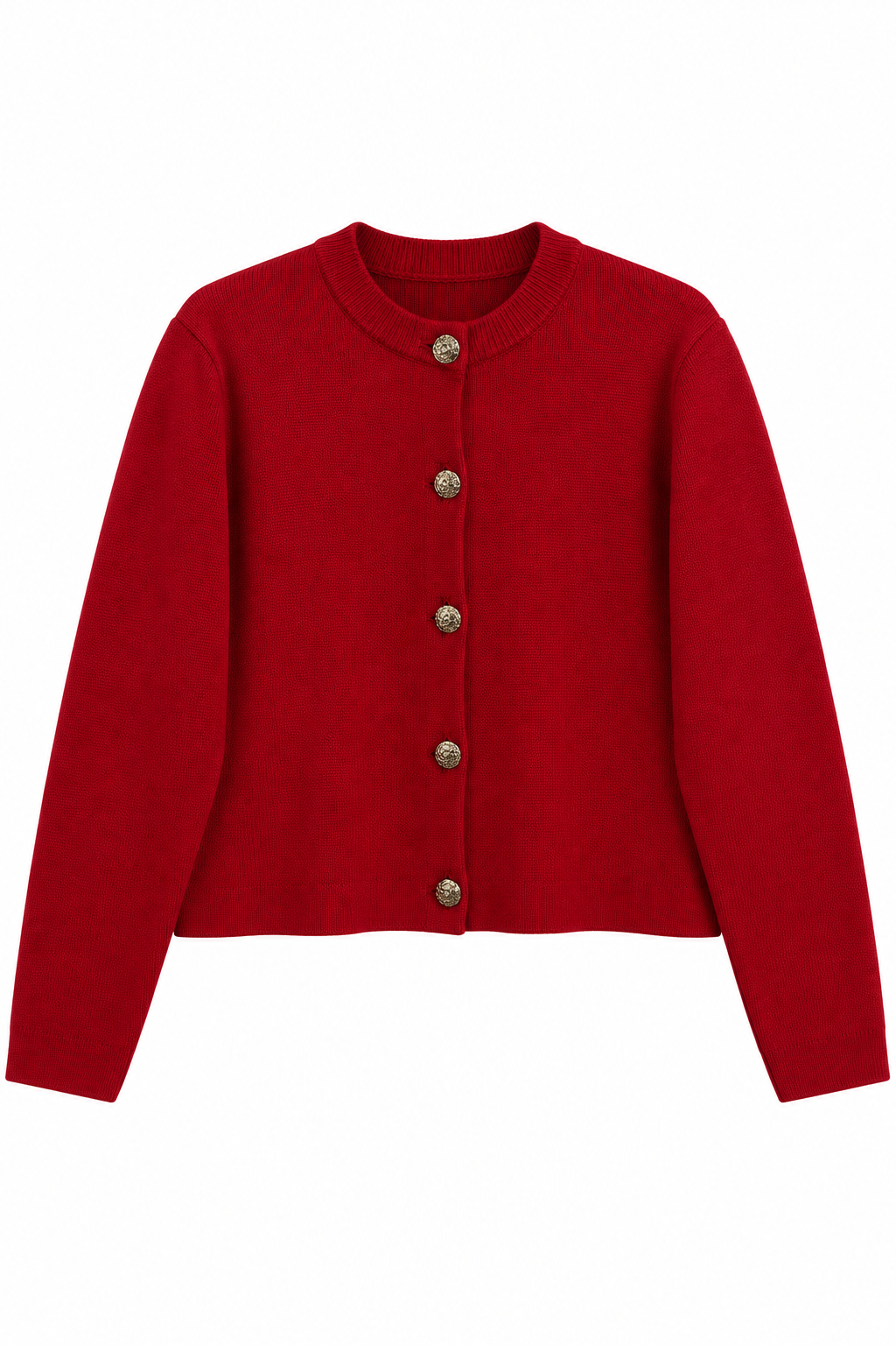 Basıc Hırka Kırmız 