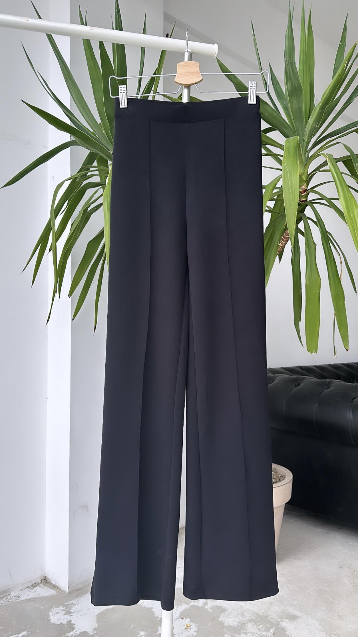 Bol Paça Pantolon Siyah