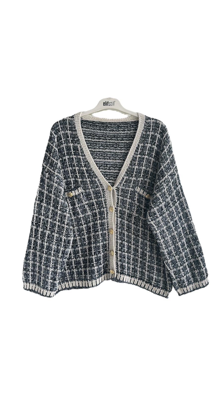 Cepli Hırka İndigo