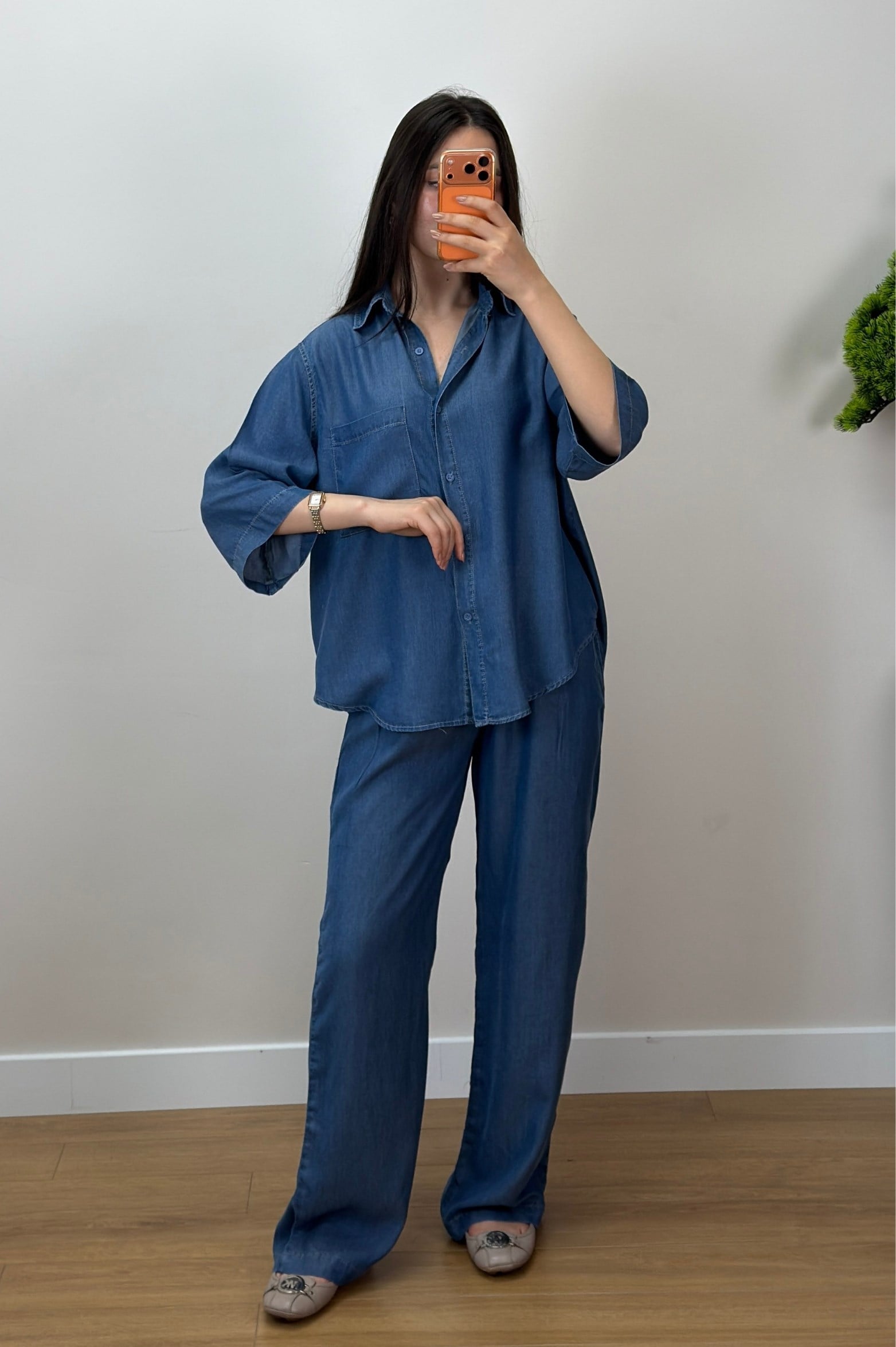 Denim Takım Koyu Mavi 