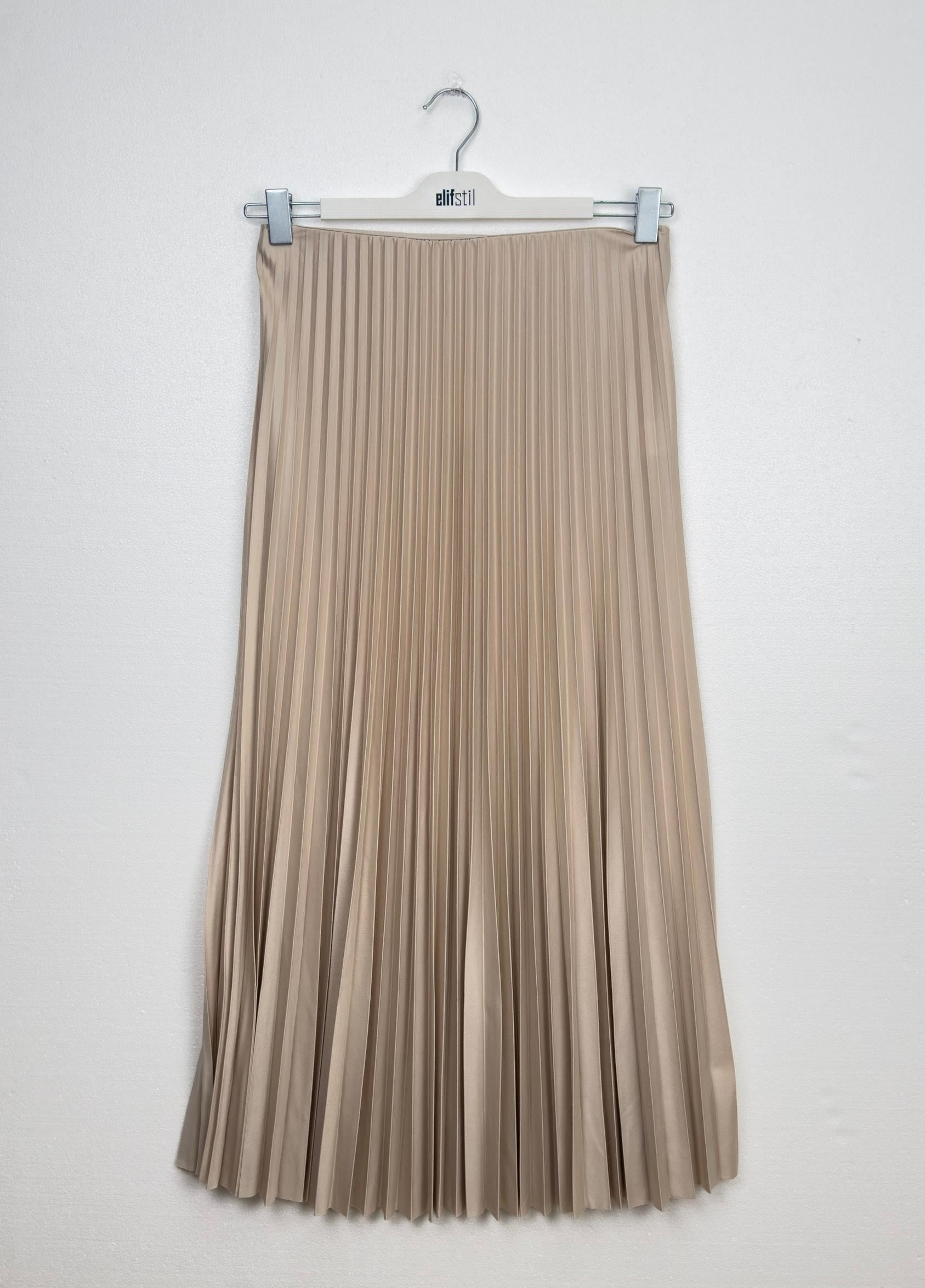 Elisa Piliseli Etek Bej