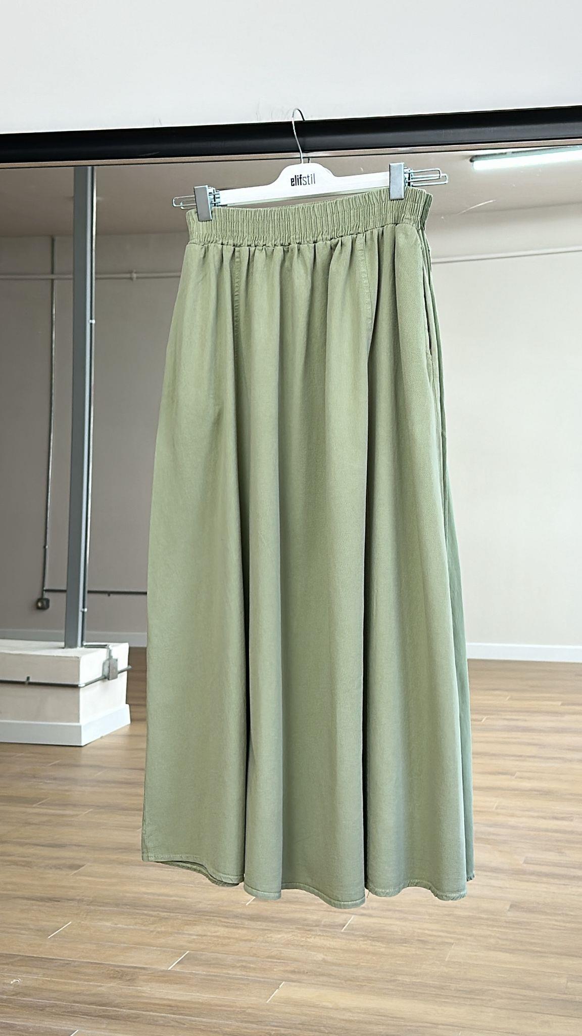 Gabardin Long Etek Çağla 