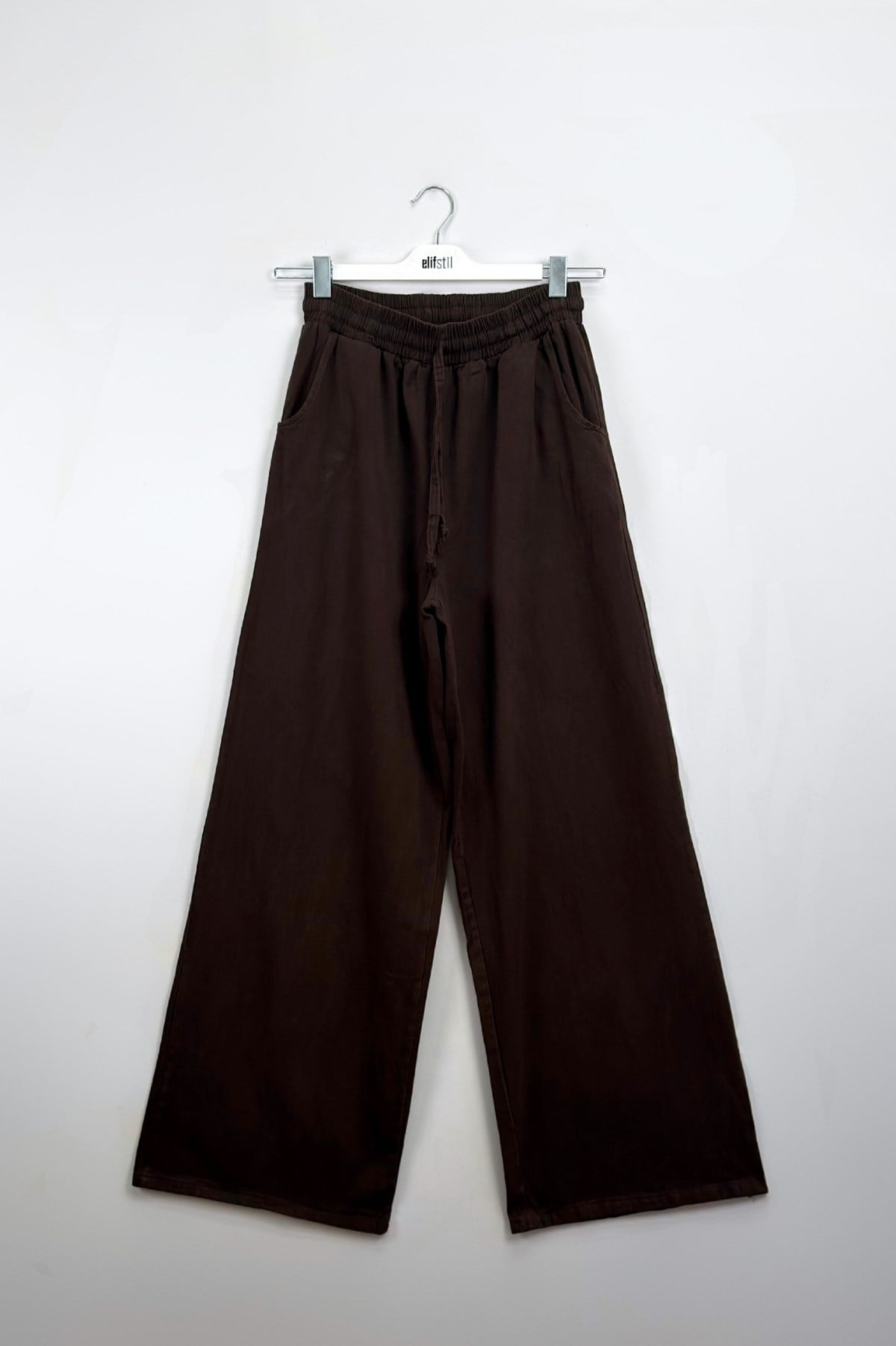 Gabardin Pantolon Kahve 