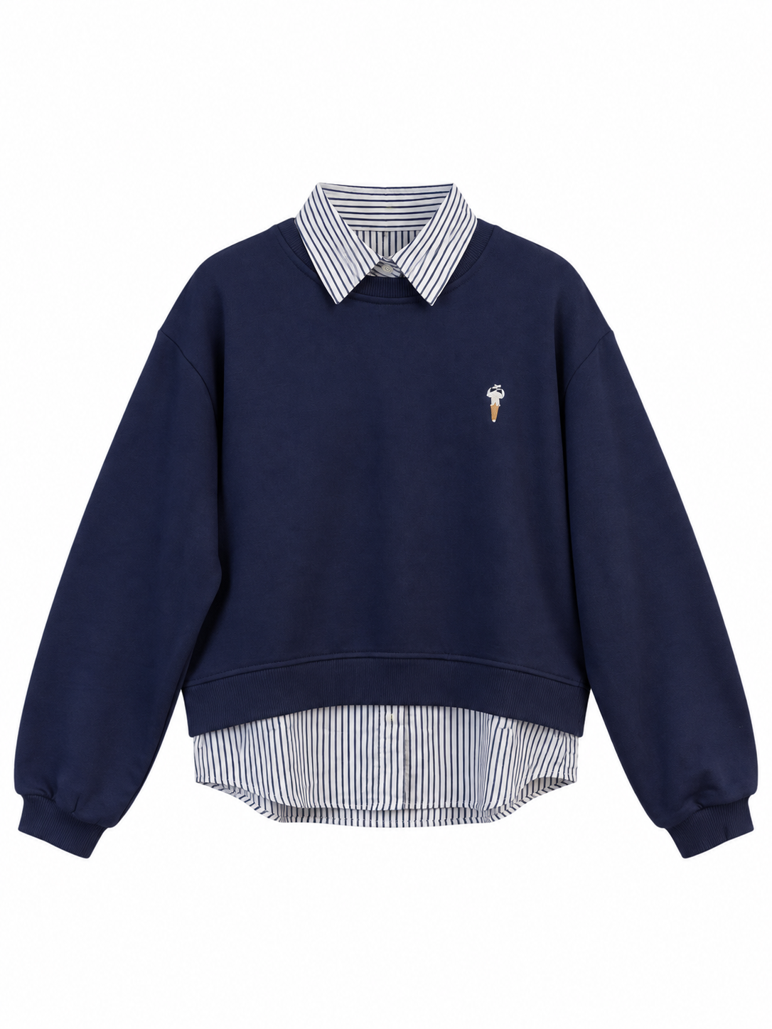 Gömlek Sweat Lacivert