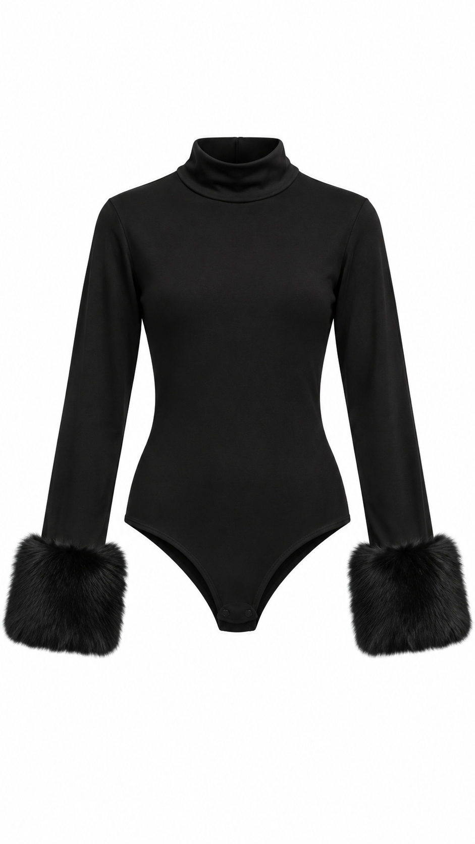 Kolu Kürklü Body Siyah