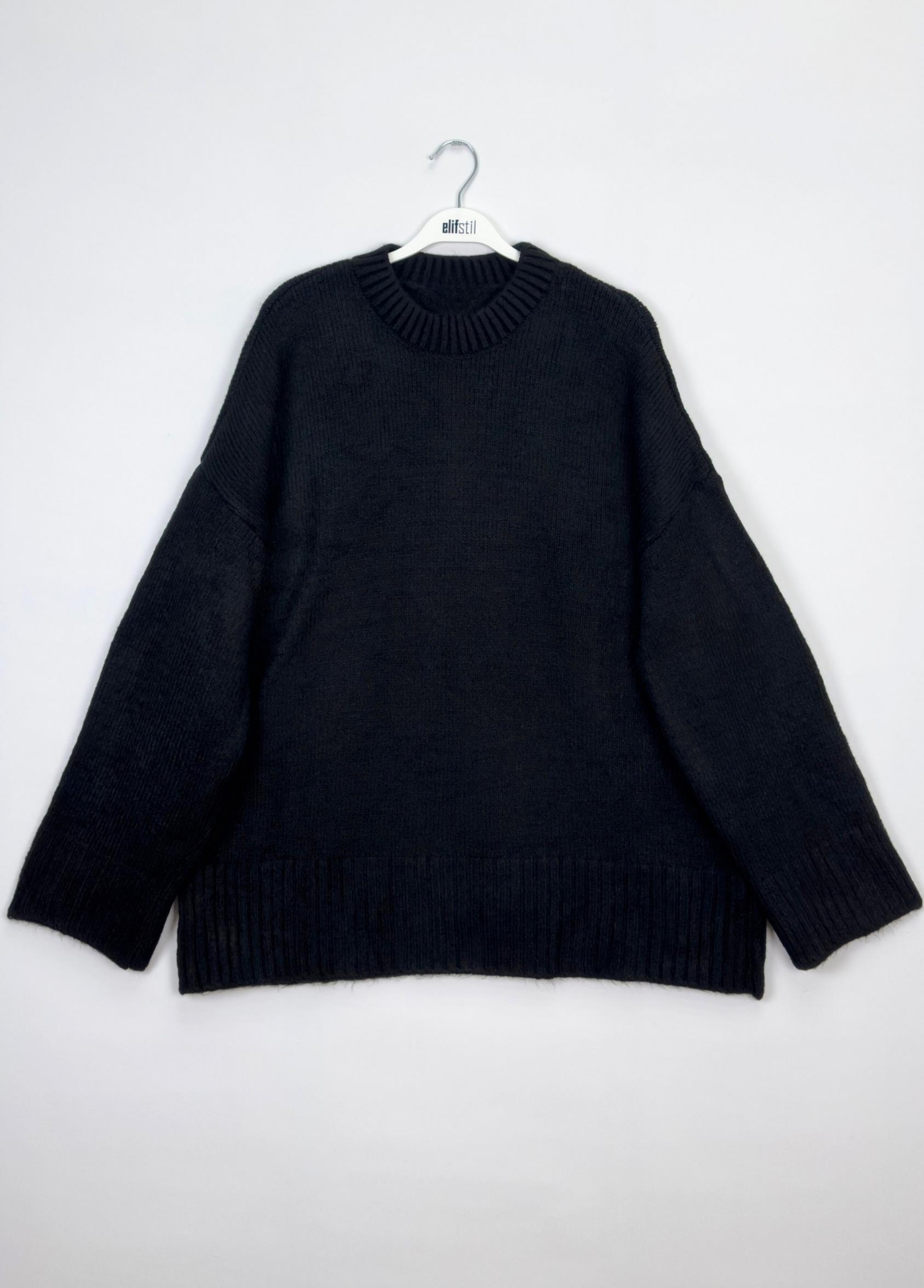 Oversize Kazak Siyah 