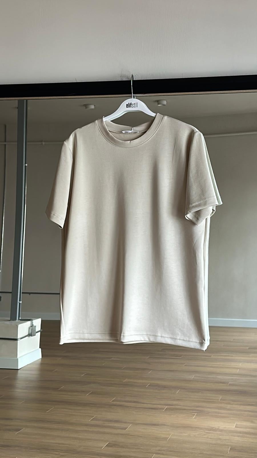 Oys Basıc Tshirt Bej