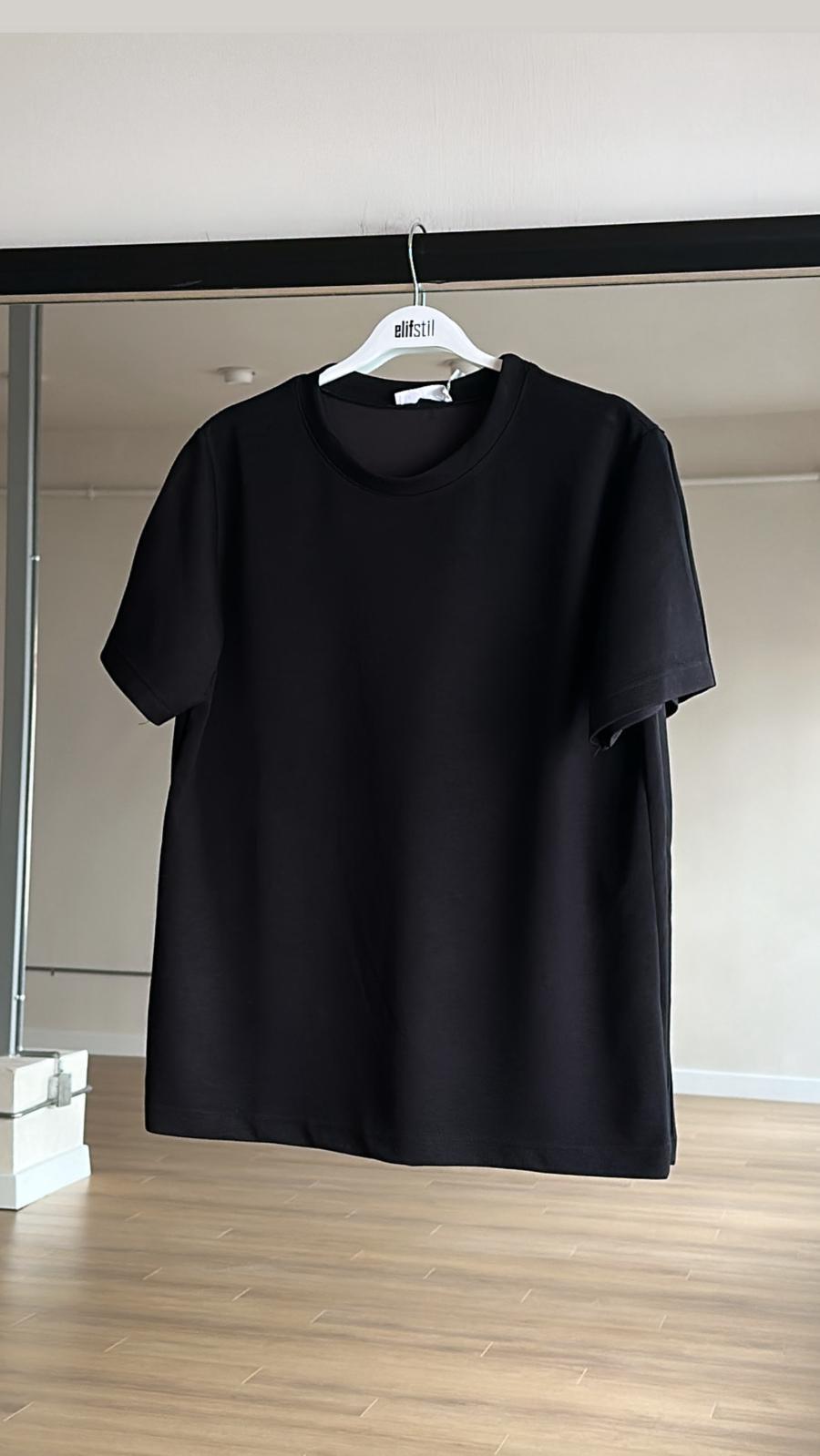 Oys Basıc Tshirt Siyah 