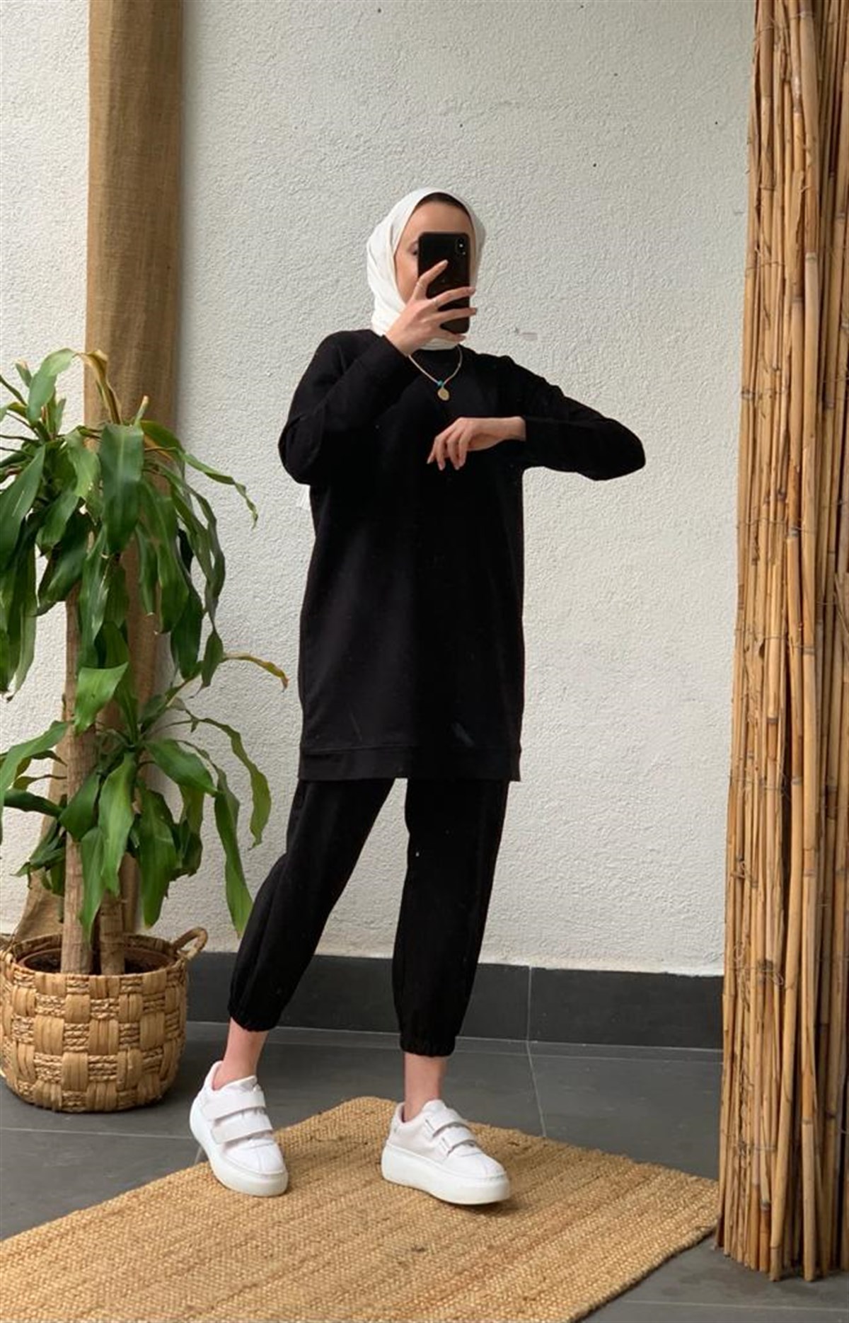 Sweat Takım Siyah