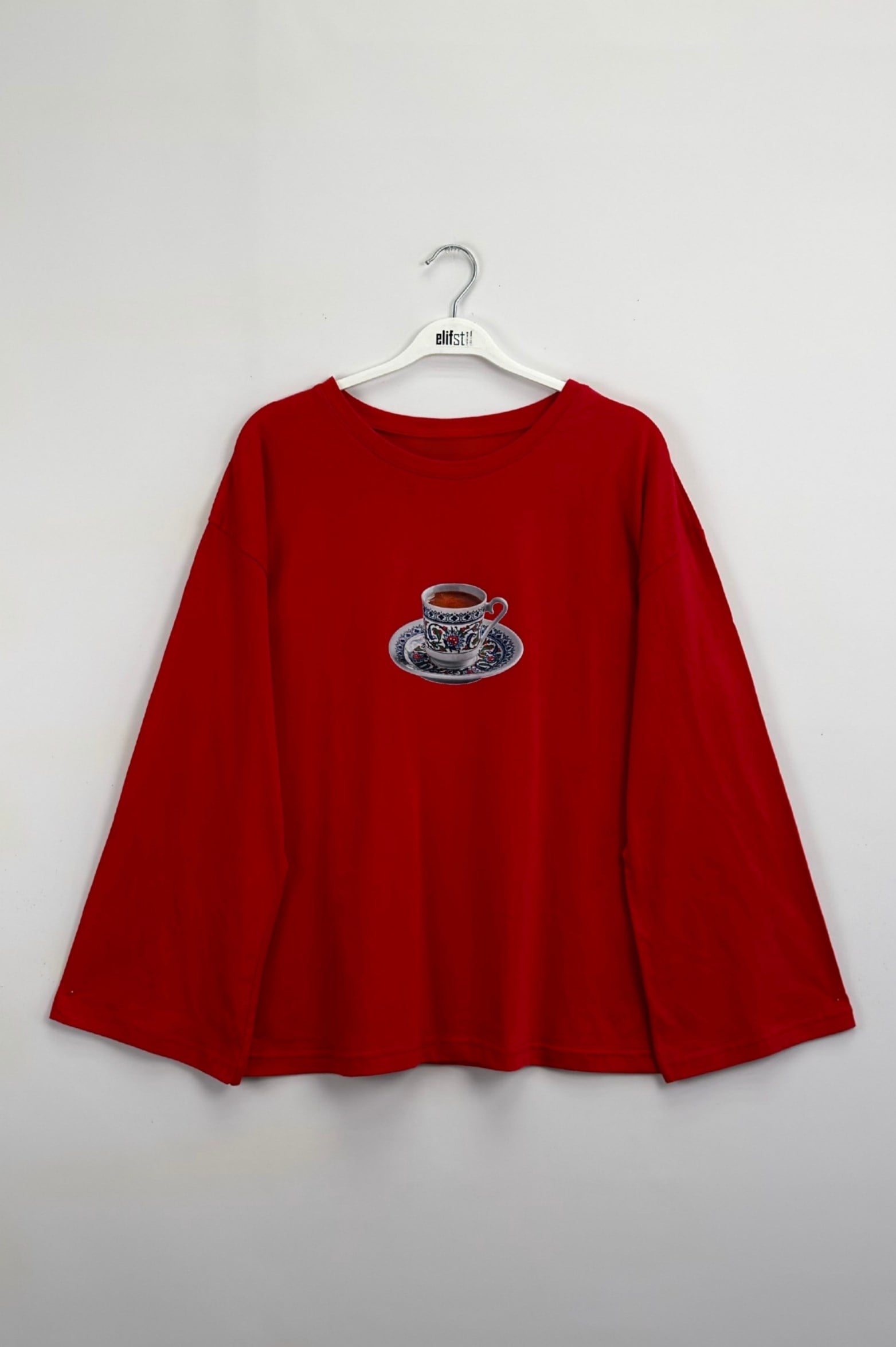 Turkish Coffee Sweatshirt Kırmızı