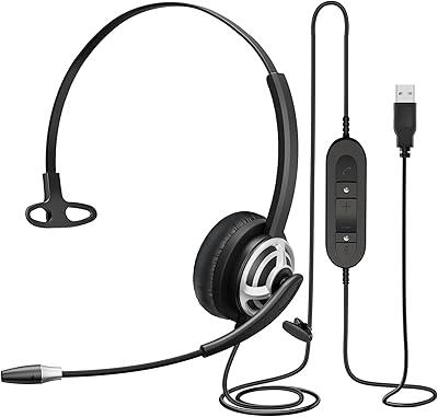 Fanvil HT301-U Mono taraflı kulaklık, USB-A Kulaklık
