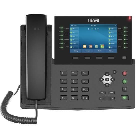Fanvil X7C Renkli Ekran IP Telefon (POE)-Siyah