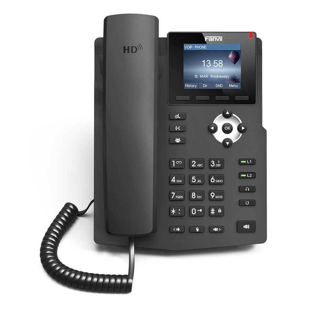 Fanvil X3SG Renkli Ekran PoE IP Masaüstü Telefon