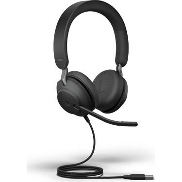 Jabra Evolve2 40 Duo USB MS Çağrı Merkezi Kulaklığı