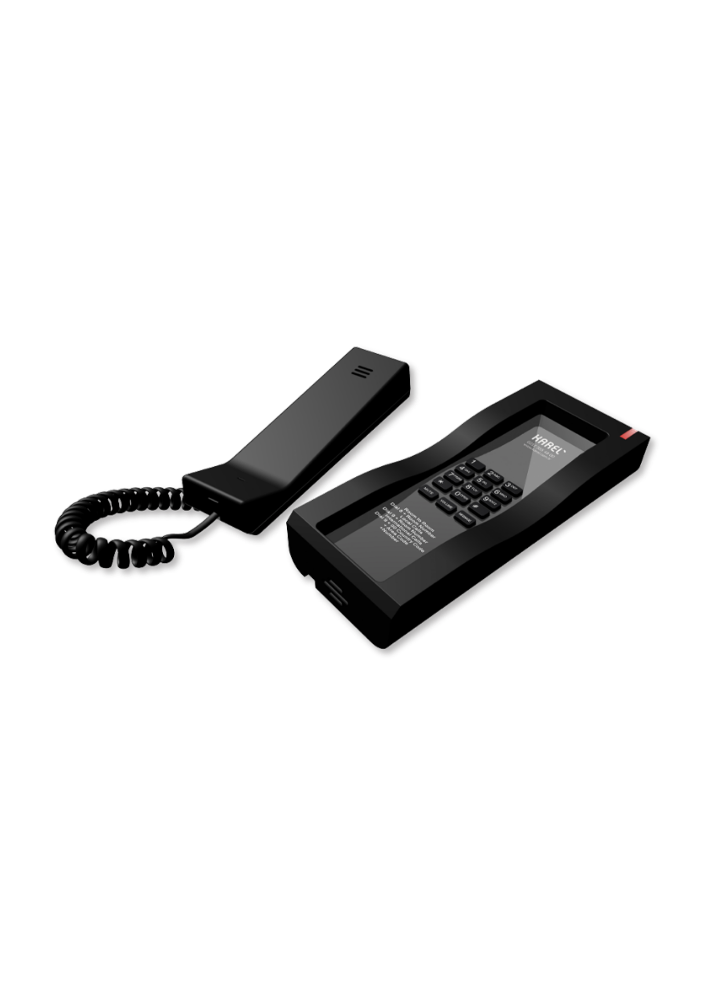 Karel SFT-1100 Duvar Tipi IP Otel Telefonu