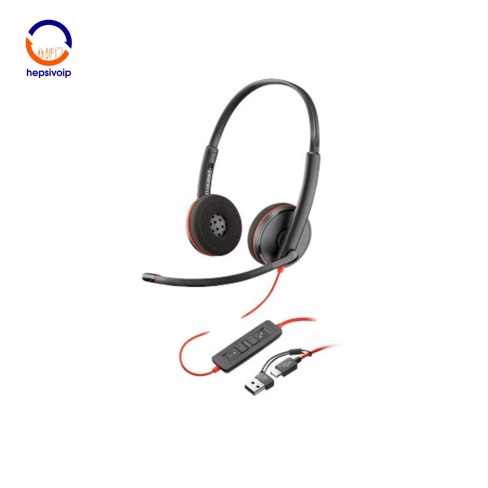 Poly Blackwire 3220 Stereo USB-C/A  Mikrofonlu Kulaklık 