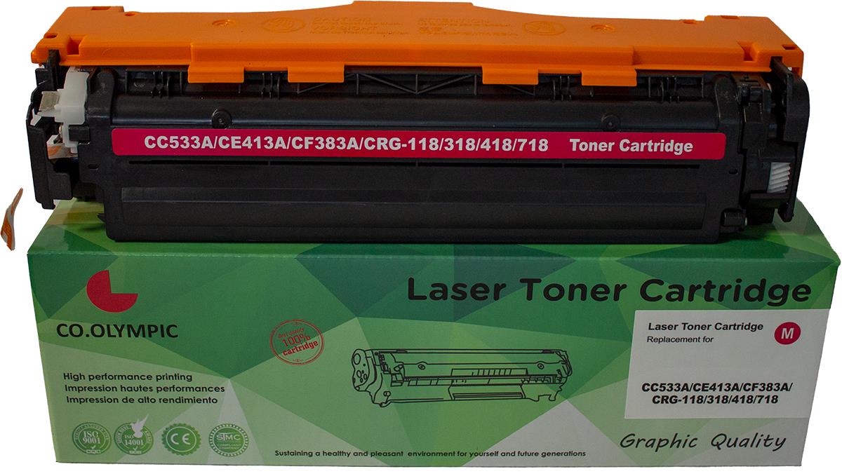 HP CC533A CE410A CF380A M351 M451 Pro300/Pro400 Uyumlu Kırmızı Toner