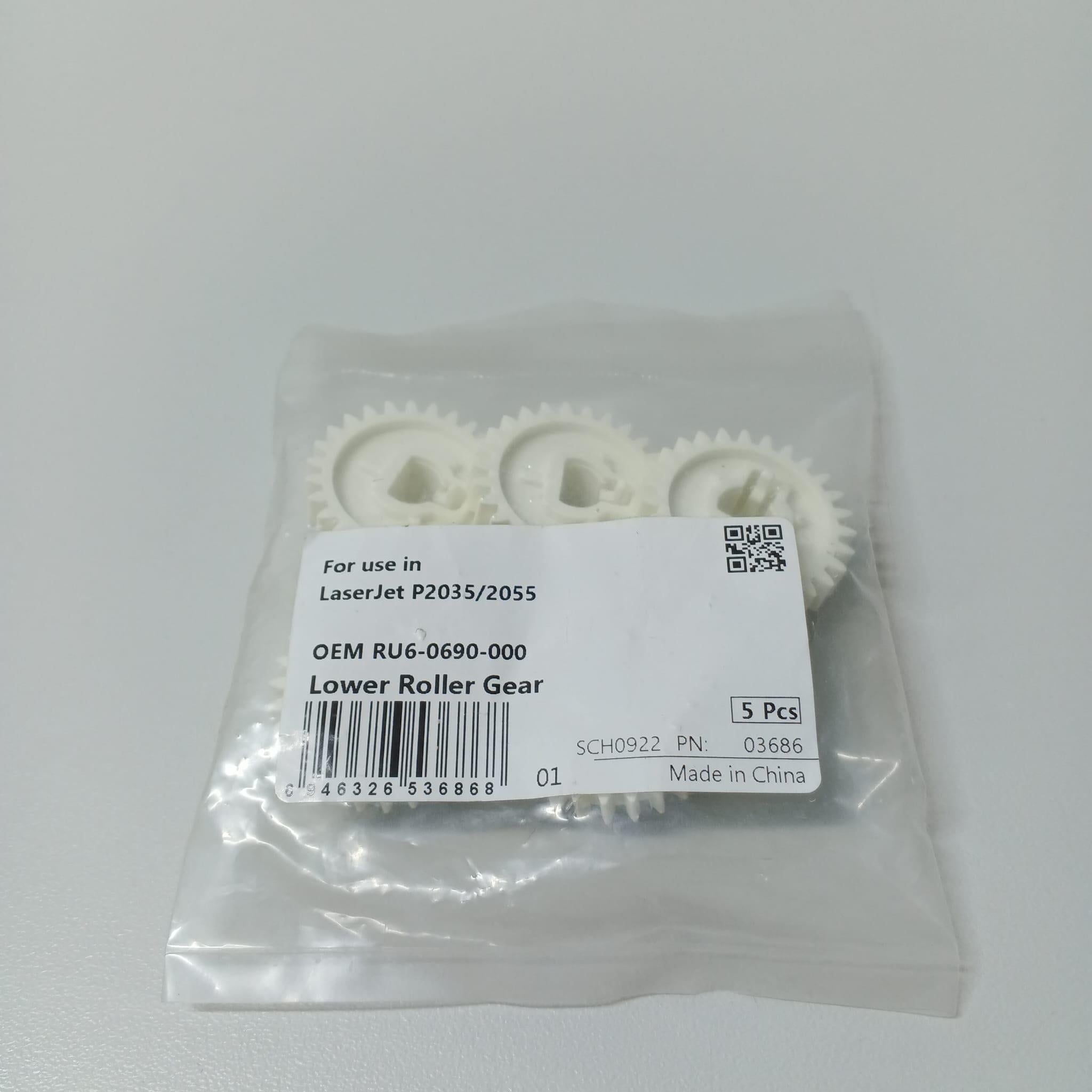 HPHP Lower Roller Gear 27T P2035 , P2055 CANON LBP-6300 , 6650 , 6670 , LBP-3470 ,3480 ,MF5850 ,5880 ,5940 ,5950 ,5960 ,5980 ,6160 ,6180 ,411 ,6140 Canon imageCLASS D1120 ,1150 ,1170 ,1180 ,1320 ,1350 ,1370