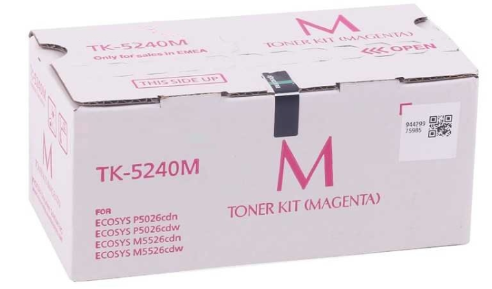 Kyocera Mita TK-5240 Muadil Kırmızı Toner M5026-M5526 MC-3326 (Tomoegawa Toner)
