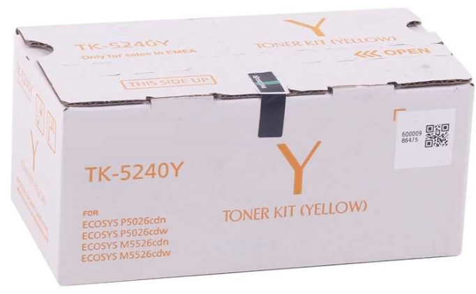 Kyocera Mita TK-5240 Muadil Sarı Toner M5026-M5526 MC-3326 (Tomoegawa Toner)