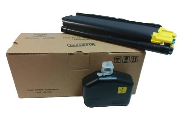 Kyocera Mita TK-5280 Muadil Sarı Toner ECOSYS P6235cdn-M6635cidn (Tomoegawa Toner)