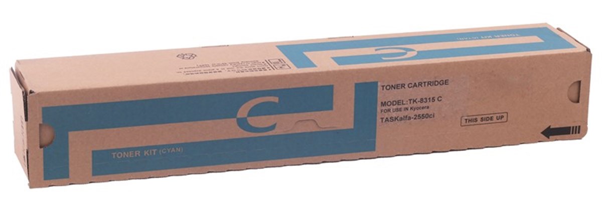 Kyocera Mita TK-8315 Muadil Mavi Toner Taskalfa 2550ci(Tomo)
