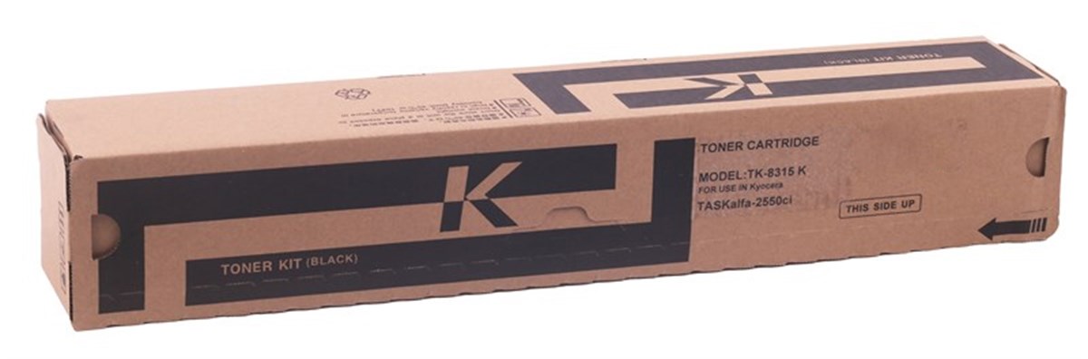 Kyocera Mita TK-8315 Muadil Siyah Toner Taskalfa 2550ci(Taiwan)