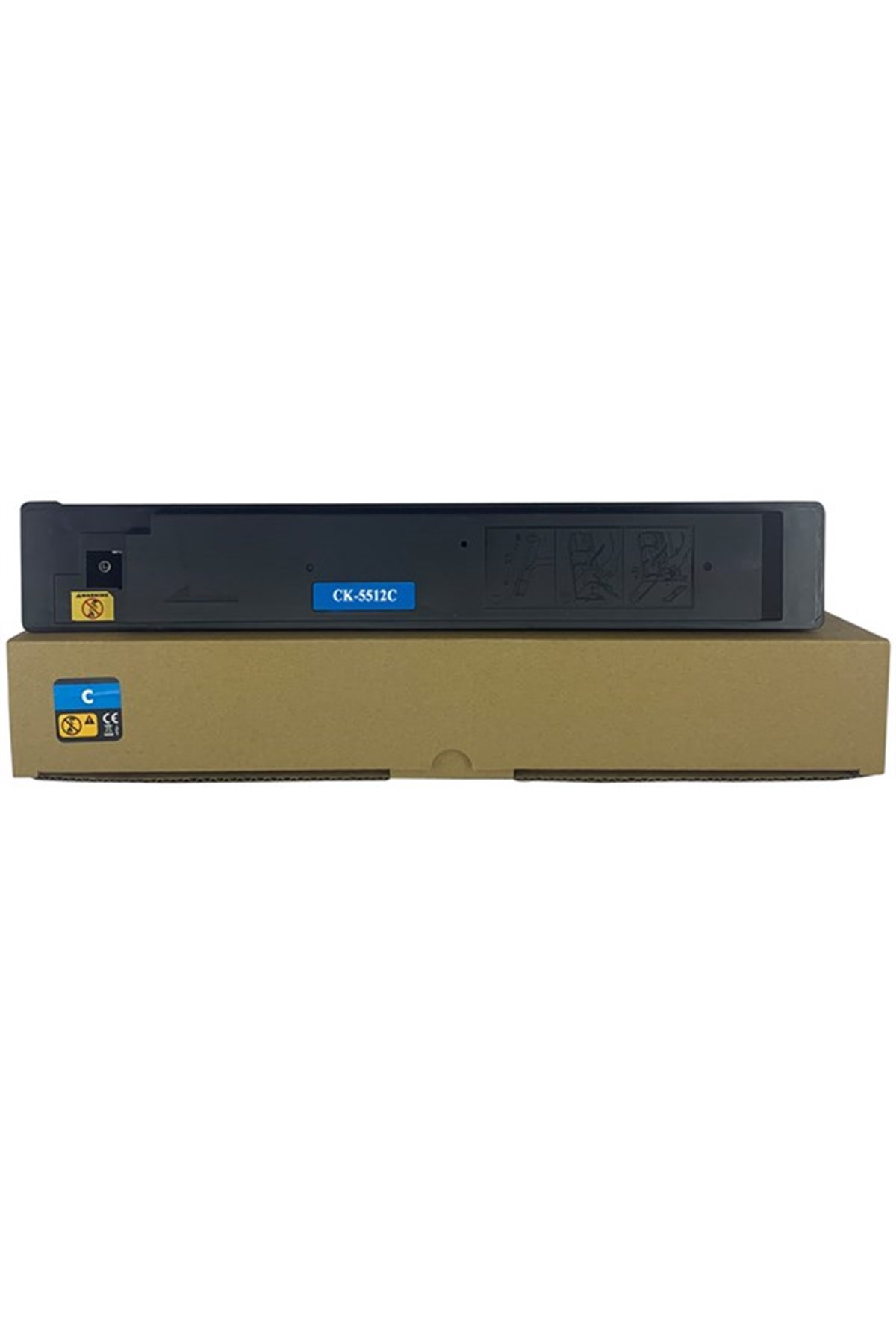 Trıumph-Adler CK-5512 Mavi (C) Muadil Toner 400Cİ (Yüksek Kalite)